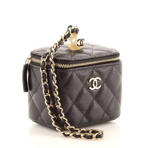 chanel vanity bag sizes|Chanel vanity case original.